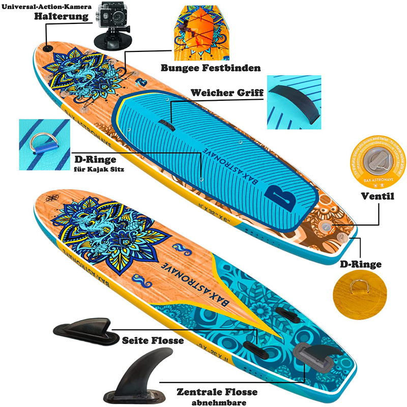 tabla de sup inflable de doble capa