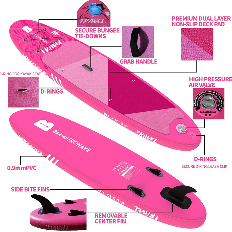 tabla de sup de color rosa