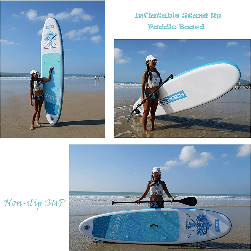 tabla de sup inflable redonda de 10,6 pies