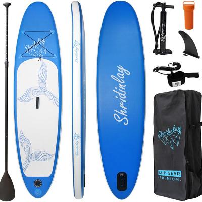 10'6FT Blue All Round Inflatable SUP Board Surfing Paddleboard
        