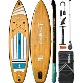 Factory supply woograin all round inflatable paddle board in 10.6ft
        