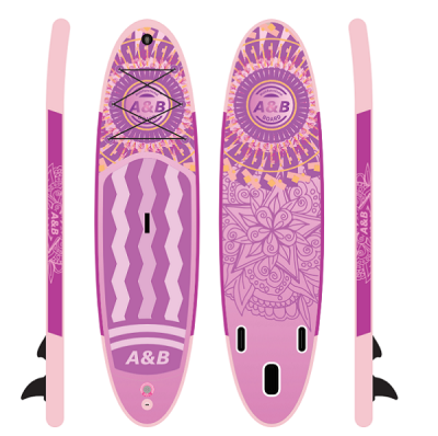 Rose Pink All Round 10'6ft Stand Up Inflatable Paddle Board
        